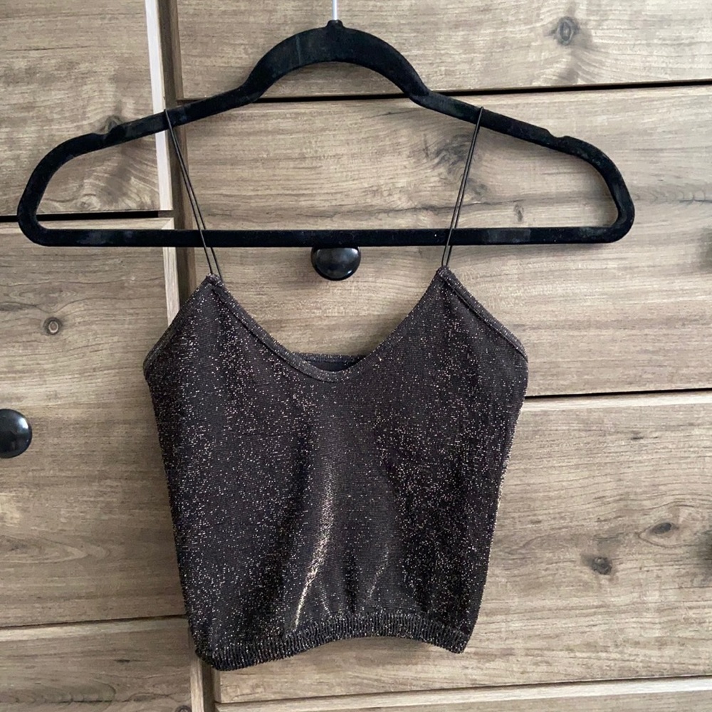 Sparkly free people tank